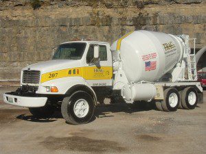 Image of cement truck